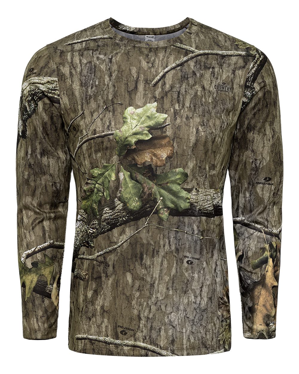 Paragon 237 Men's Oxford Performance Camo Print Long Sleeve T-Shirt - Country Roots