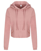 Women's Relaxed Fit Midweight Cropped Fleece Hoodie | JHA016