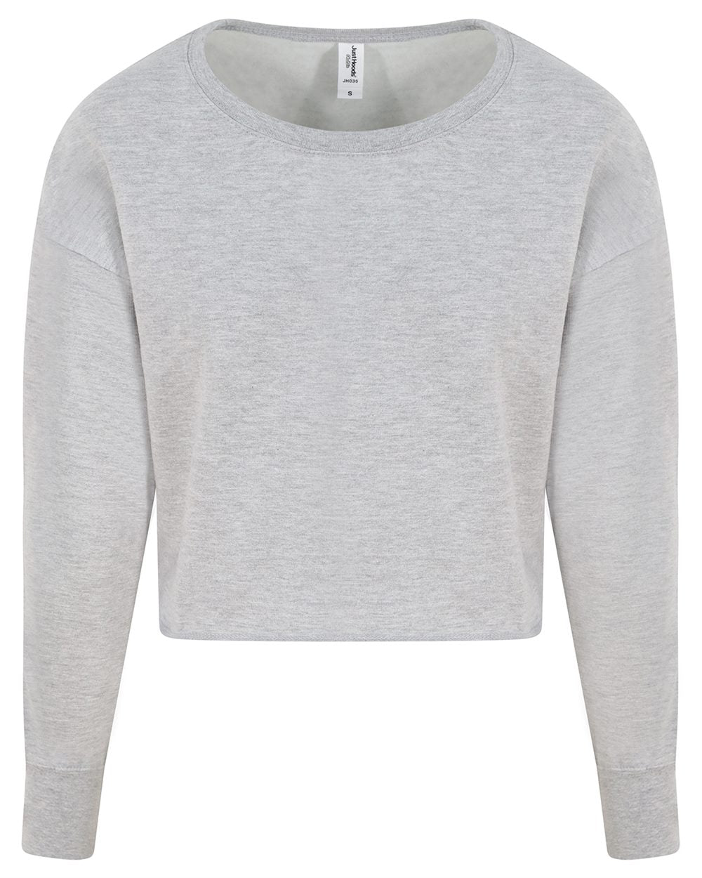 Women's Cropped Crewneck Sweatshirt | JHA035