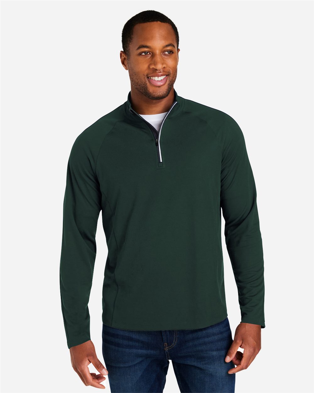 Men's Origin Performance Pique Quarter-Zip Pullover | CE418