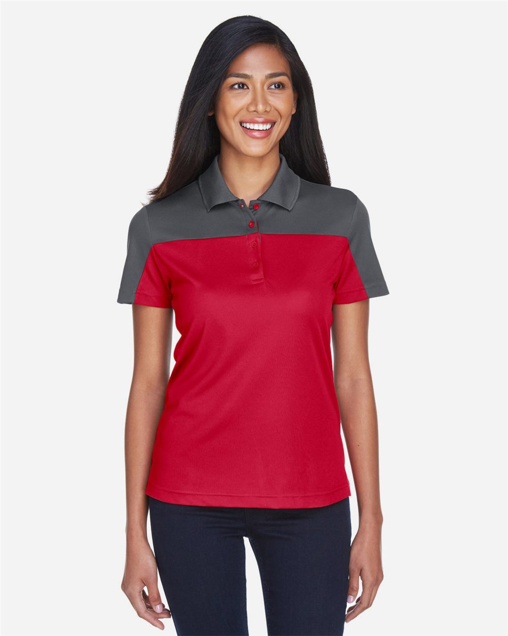 Women's Balance Colorblock Performance Piqué Polo | CE101W