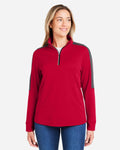 Women's Market Snag Protect Mesh Colorblock Quarter-Zip Pullover | CE404W