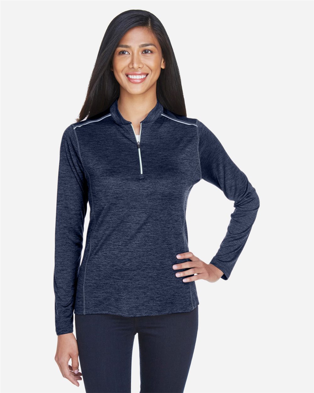 Sudadera de Rendimiento Cinético para Mujer con Cremallera Cuarto | CE401W