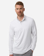 Men's Textured Stripe Quarter-Zip Pullover | A708