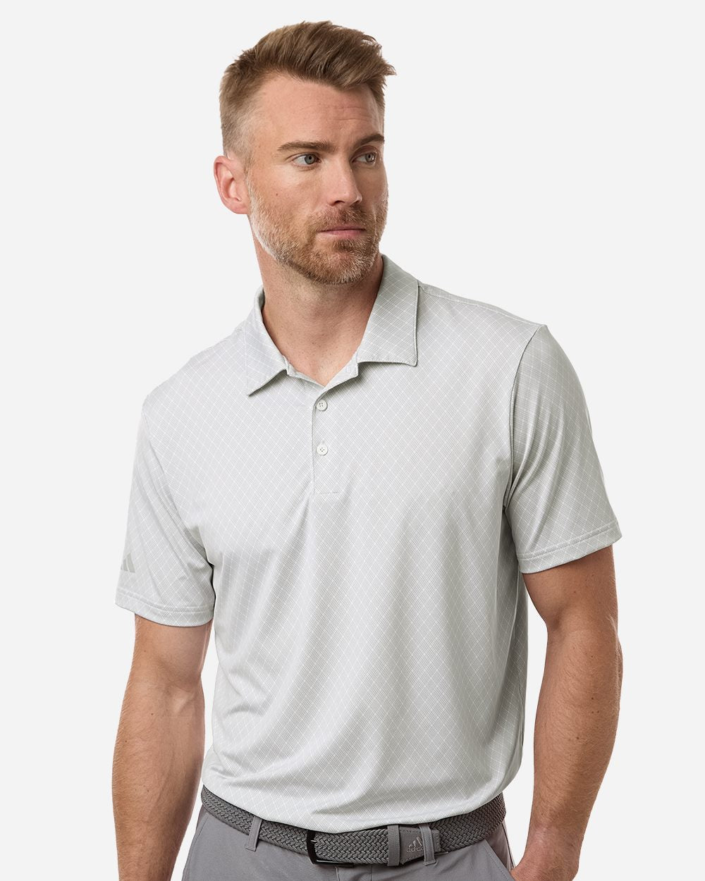 Men's 4-Way Stretch Printed Polo | A716