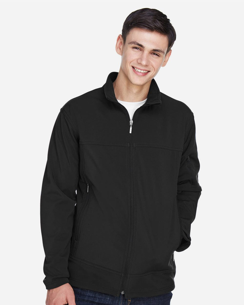 Men's Three Layer Fleece Performance Soft Shell Jacket | 88099