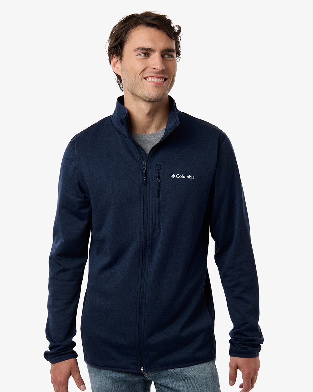 Men's Essential Hike™ Grid Fleece Full-Zip | 213684