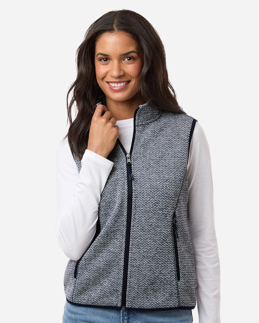 Women's Jasper Jacquard Fleece Vest | NE731W