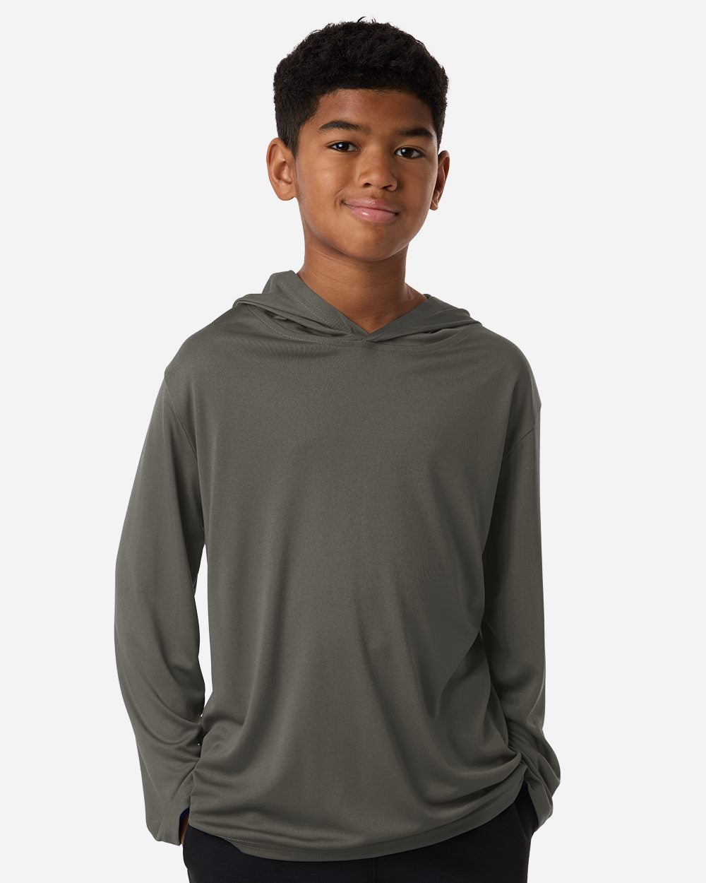 Camiseta de manga larga con capucha Youth Pro-Lock Performance | 48510Y