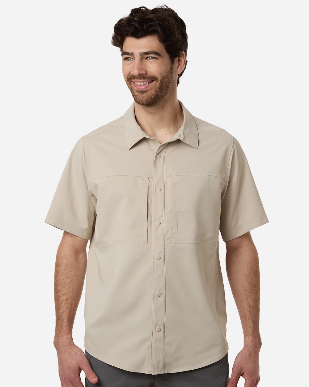 Men's UltraUVP Shoreline Short Sleeve Staff Shirt | CE520