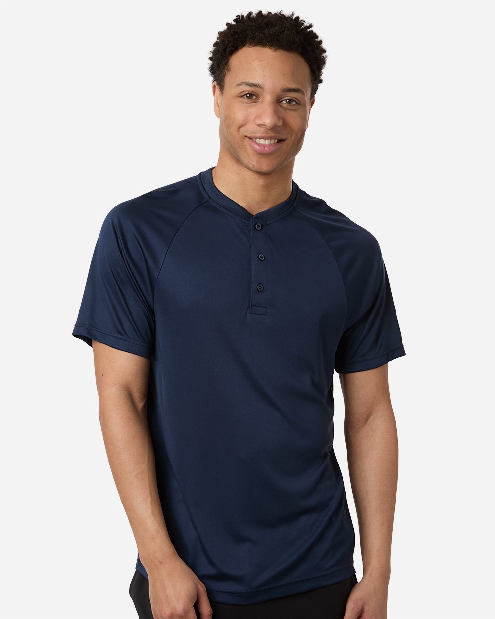 Henley de rendimiento para hombre Zone | TT11HN