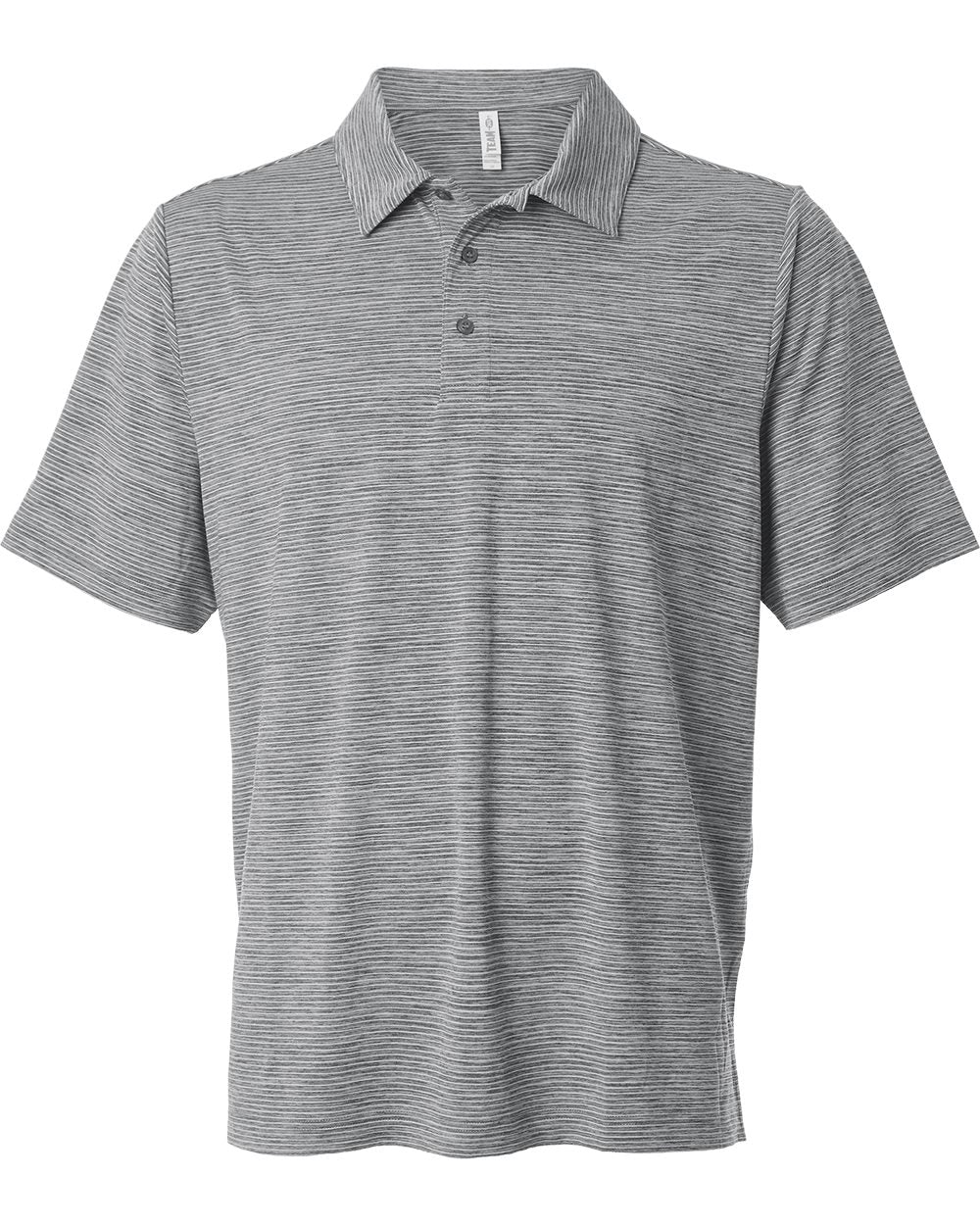 Men's Relay Heathered Stripe Polo | TT125