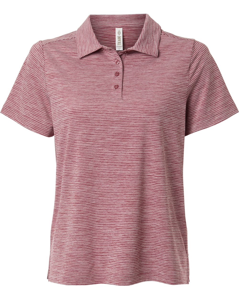 Polo de rayas jaspeadas para mujer Relay | TT125W