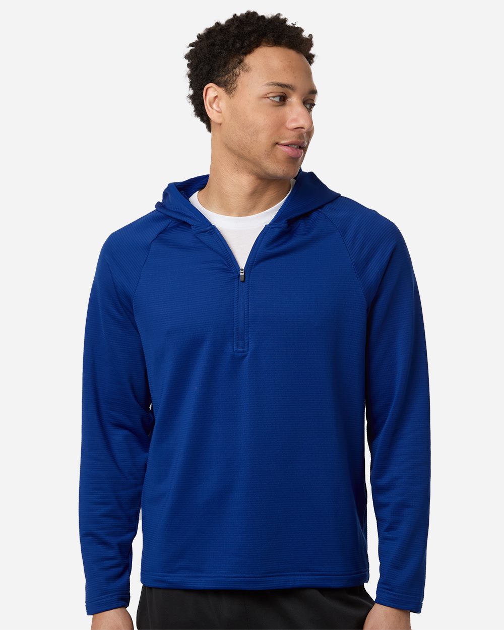 Sudadera con capucha y cremallera de cuarto para hombre Qualify | TT200