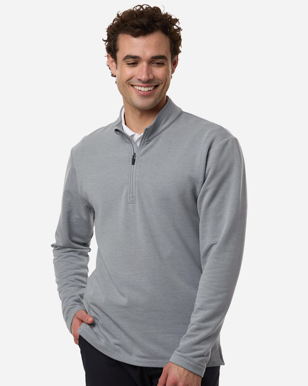Men's Stretch Quarter-Zip Fleece Pullover | STF870