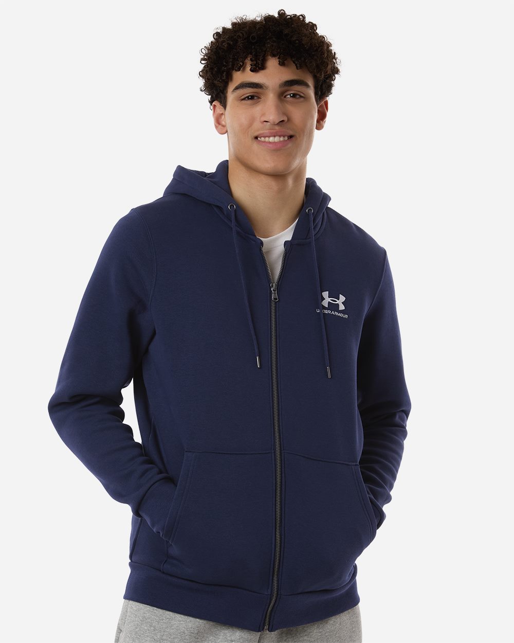 Sudadera con capucha y cremallera completa Icon para hombre | 1373881