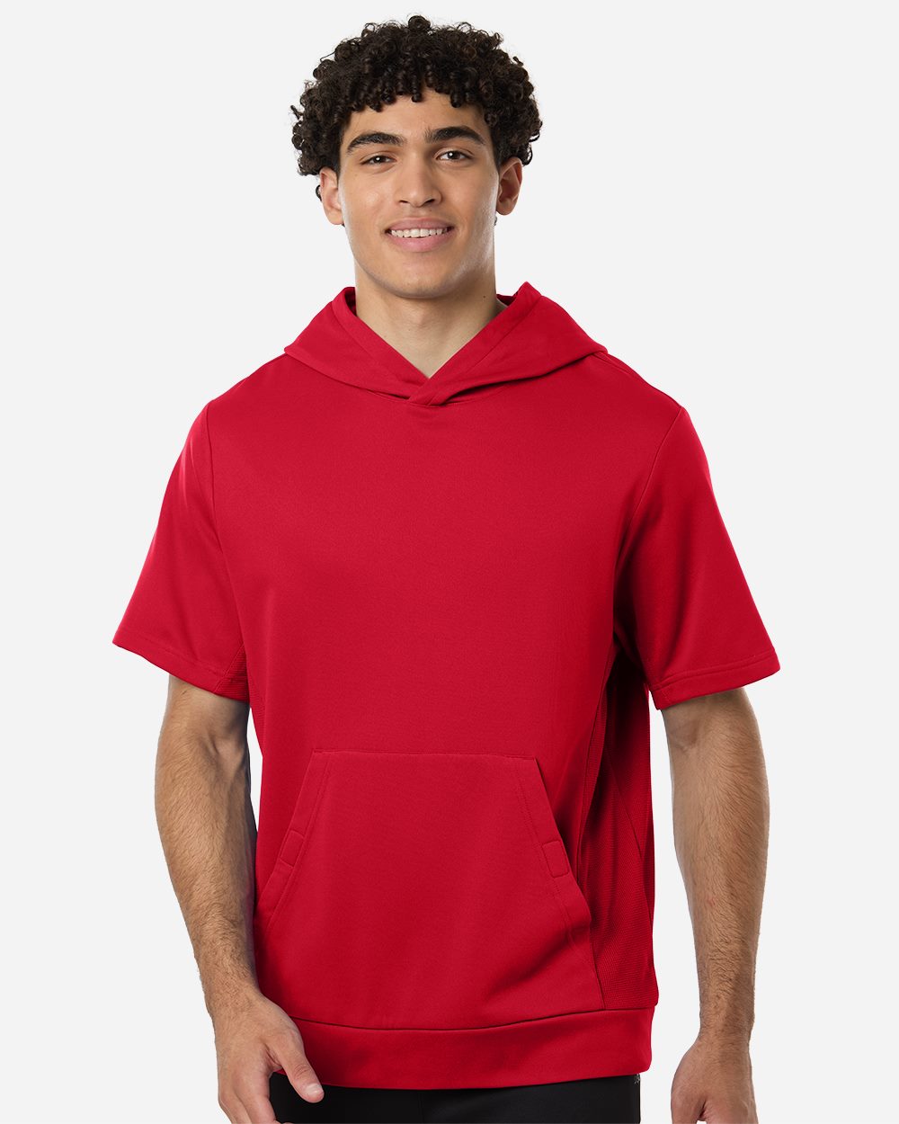 Unisex Squad Tech Fleece Hooded Short-Sleeve Sweatshirt | TT404