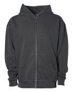 Unisex Mainstreet Heavyweight Full-Zip Hooded Sweatshirt | IND420ZIP
