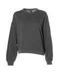 Sudadera para mujer California Wave Wash Sunday con cuello redondo | PRM2700