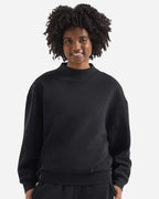 Women's Luxe Mock Neck Sweatshirt | TD660