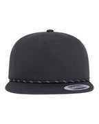 Lightly Structured Five-Panel Rope Cap | 6502BD