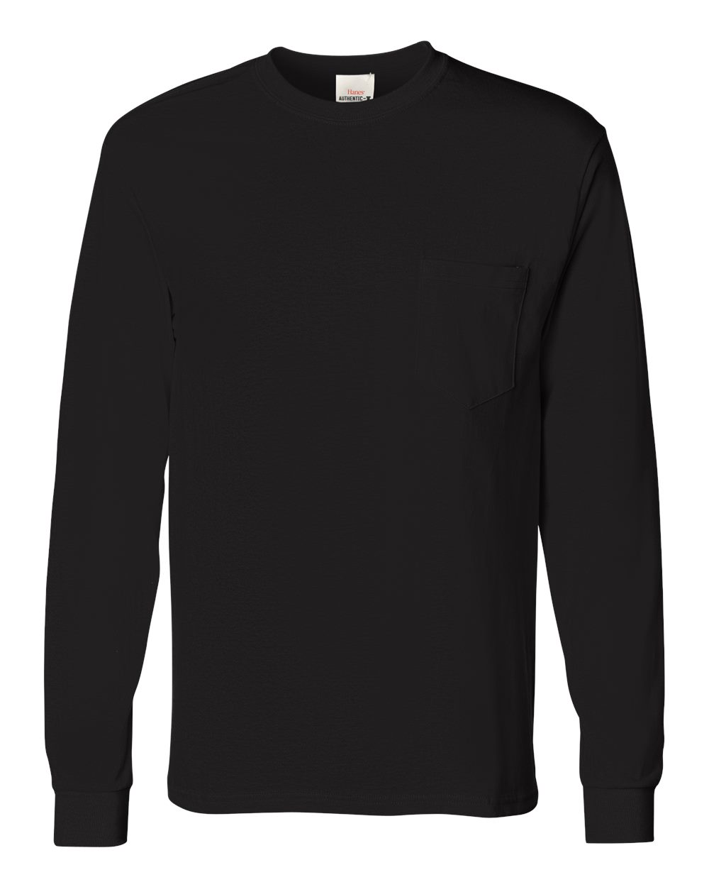 Men's Authentic Long Sleeve Pocket T-Shirt | 5596