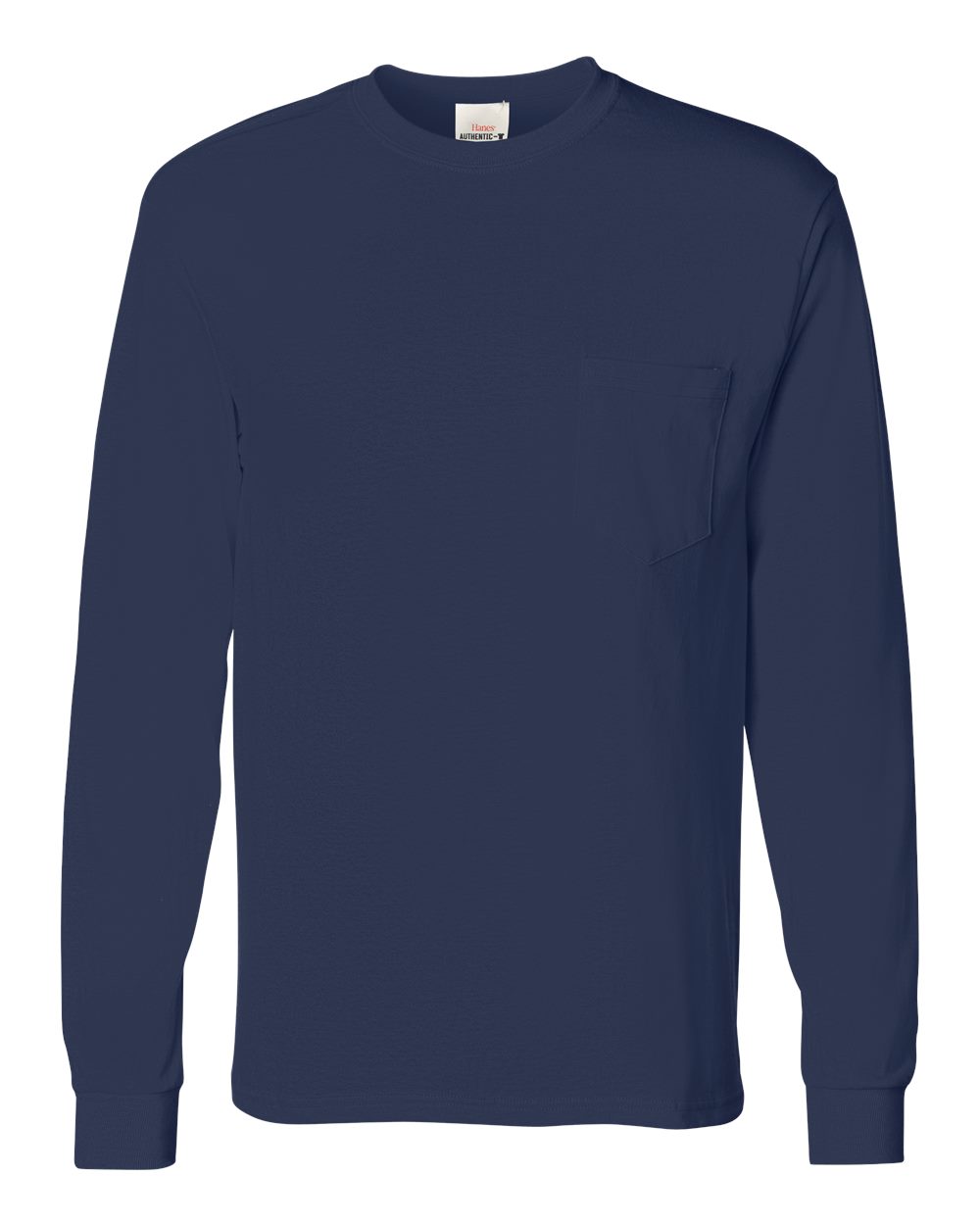 Men's Authentic Long Sleeve Pocket T-Shirt | 5596