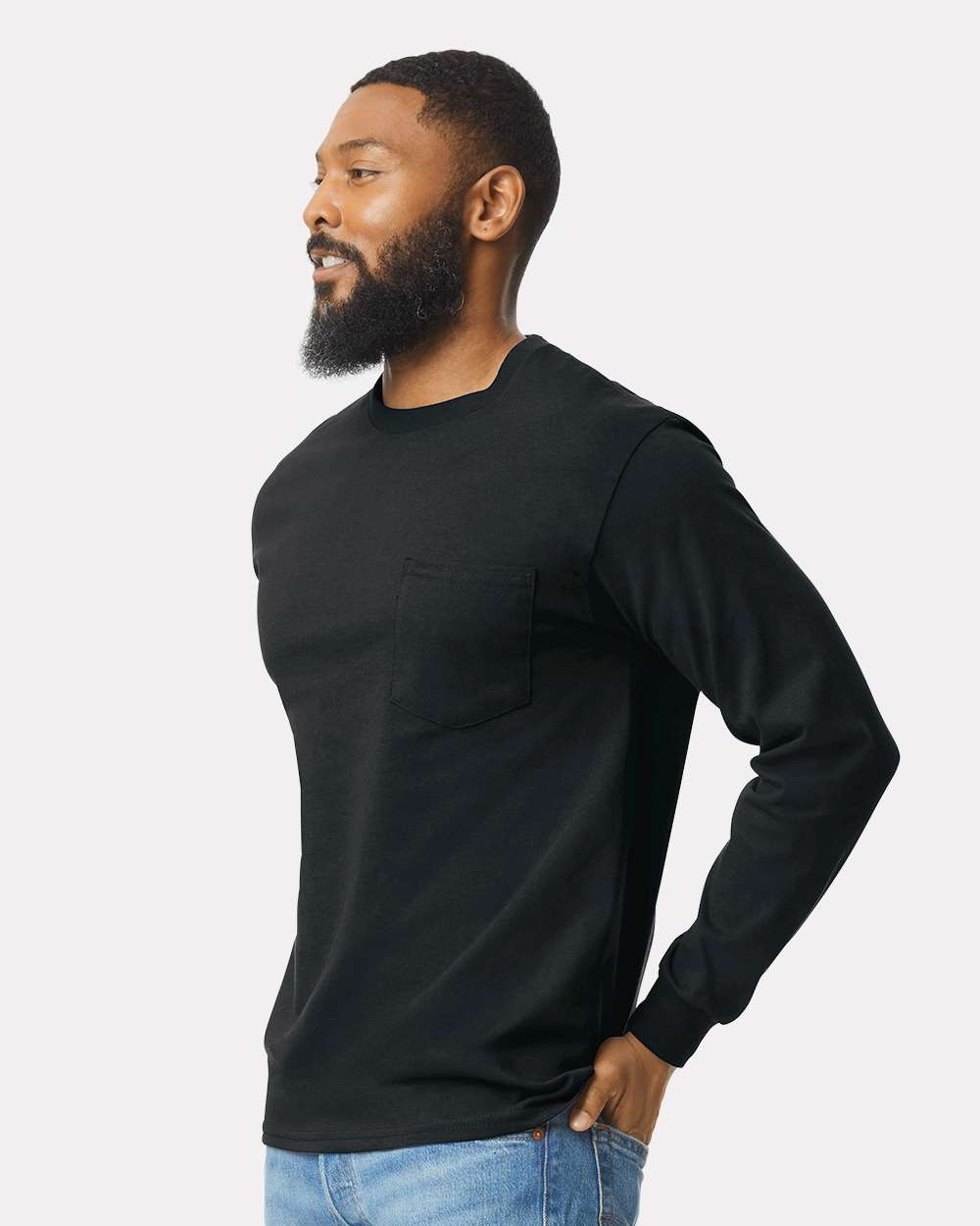 Unisex Ultra Cotton® Long Sleeve Pocket T-Shirt | 2410