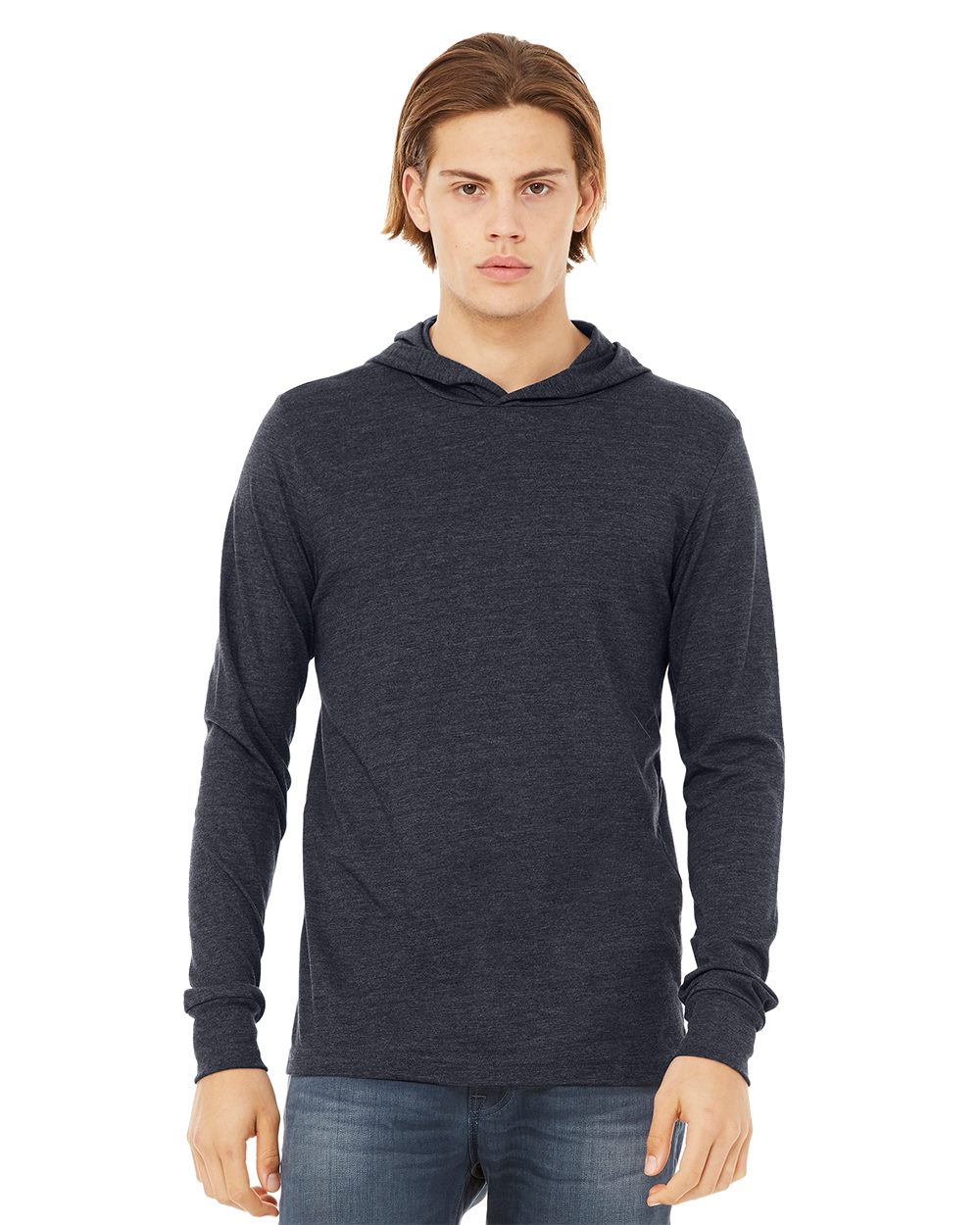 Unisex Jersey Hooded Long Sleeve Tee | 3512