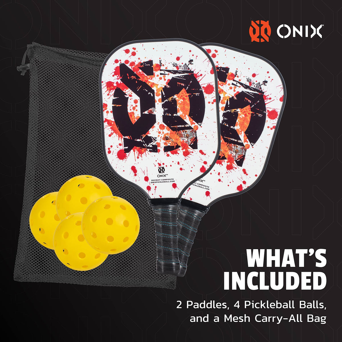 Onix Recruit Composite Pickleball Set | 1801-03 image 1