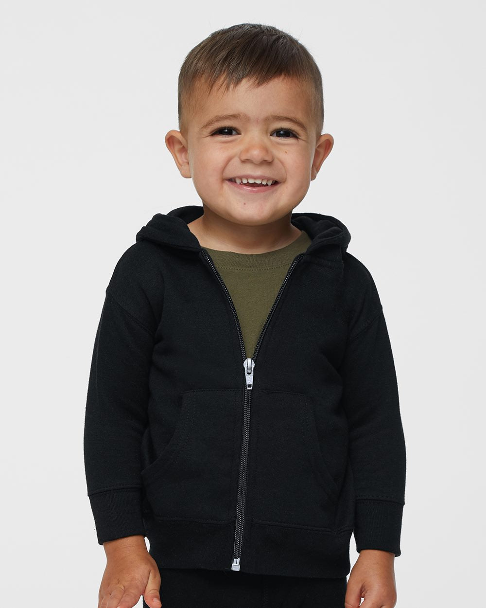 Infant Full-Zip Fleece Hoodie Sweatshirt | 3446