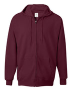 Sudadera con capucha unisex Ultimate Cotton® con cremallera completa | F280