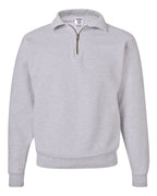 Unisex Super Sweats NuBlend® Quarter-Zip Cadet Collar Sweatshirt | 4528MR