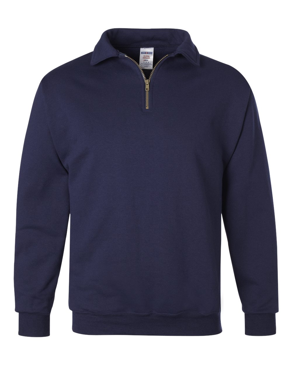 Unisex Super Sweats NuBlend® Quarter-Zip Cadet Collar Sweatshirt | 4528MR