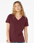 Women’s Relaxed Jersey V-Neck Tee | 6405