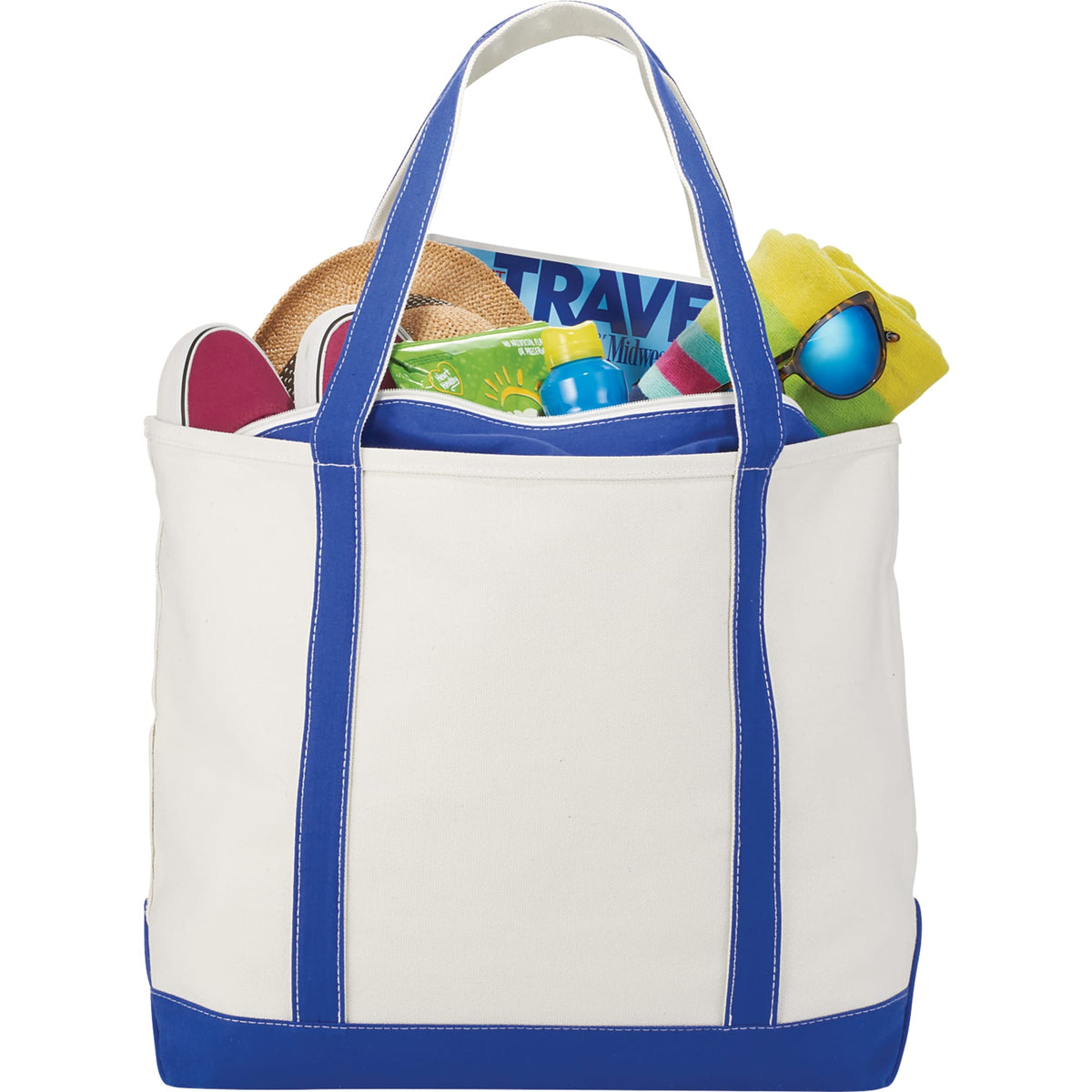 Baltic 24oz Cotton Canvas Tall Zippered Tote | 2160-67 image 3