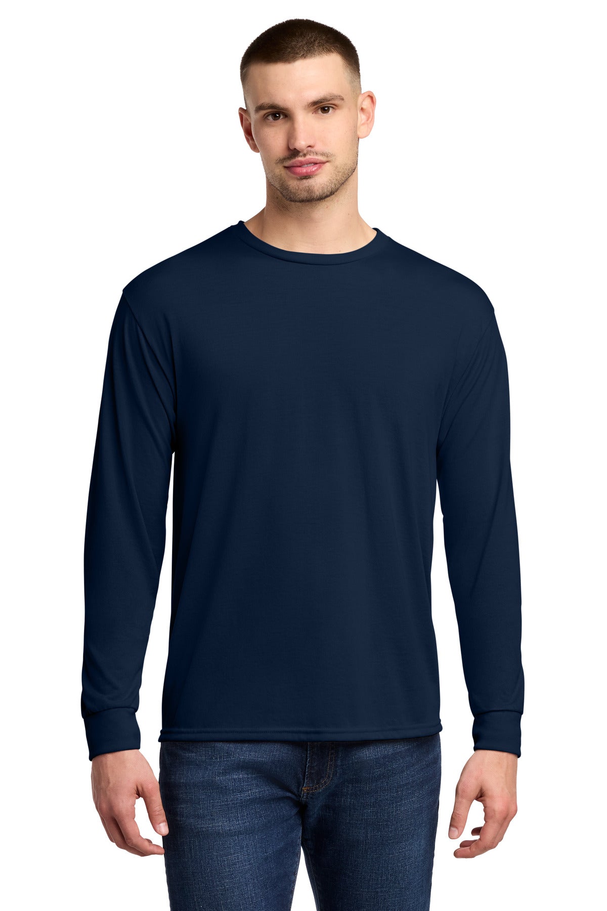 Jerzees 21LS Dri-Power 100% Polyester Long Sleeve T-Shirt