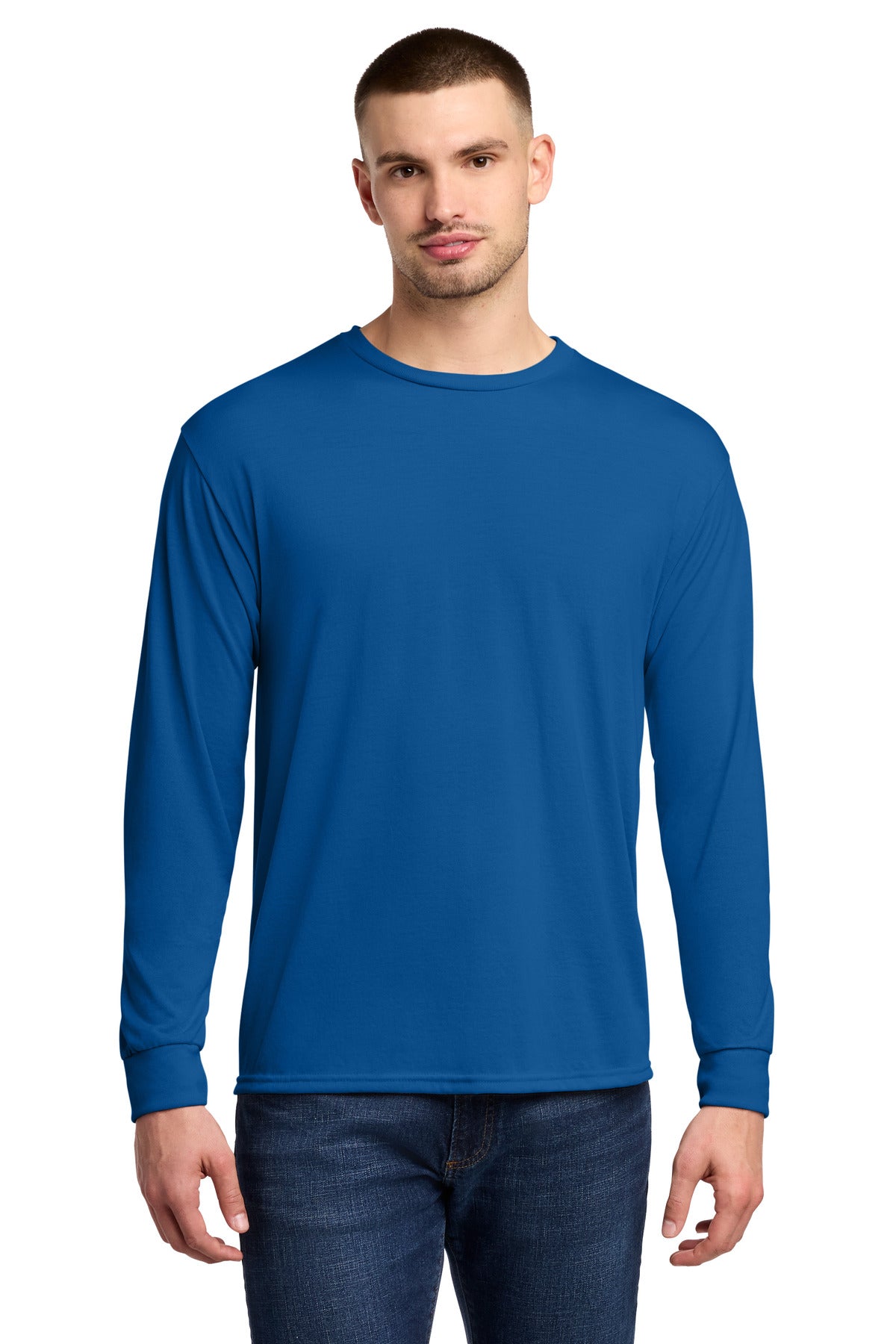 Jerzees 21LS Dri-Power 100% Polyester Long Sleeve T-Shirt