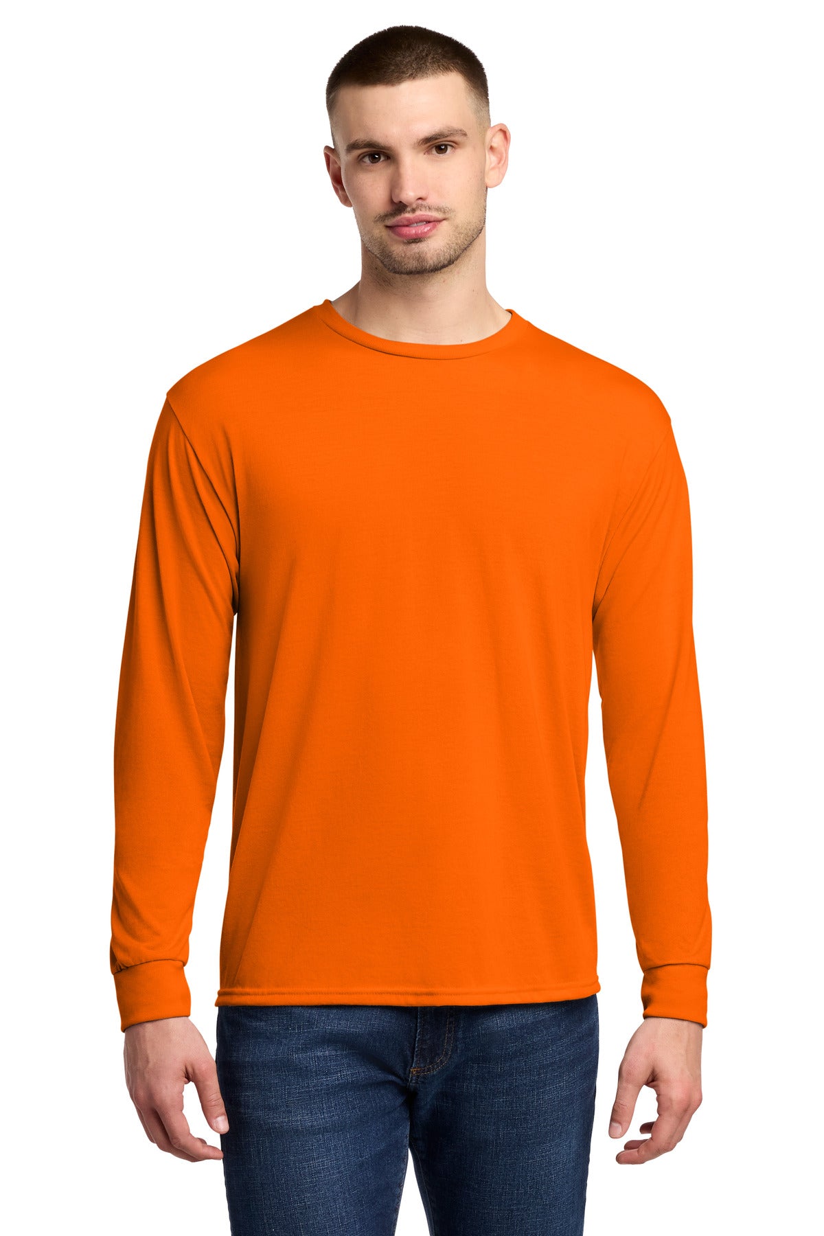 Jerzees 21LS Dri-Power 100% Polyester Long Sleeve T-Shirt