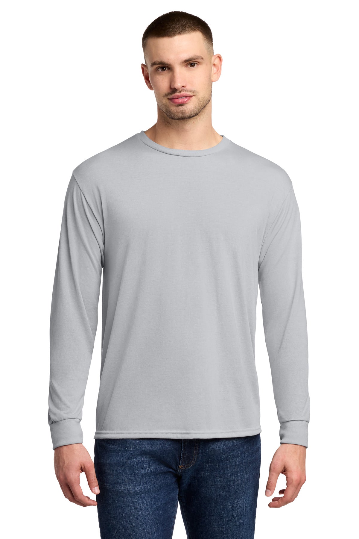 Jerzees 21LS Dri-Power 100% Polyester Long Sleeve T-Shirt