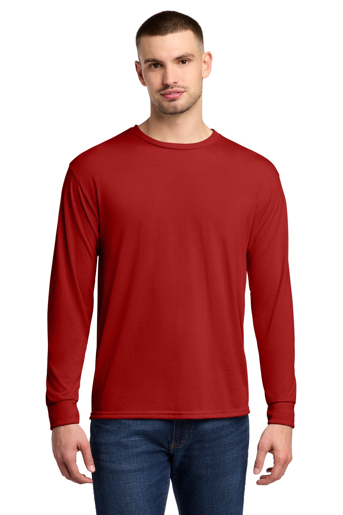 Jerzees 21LS Dri-Power 100% Polyester Long Sleeve T-Shirt