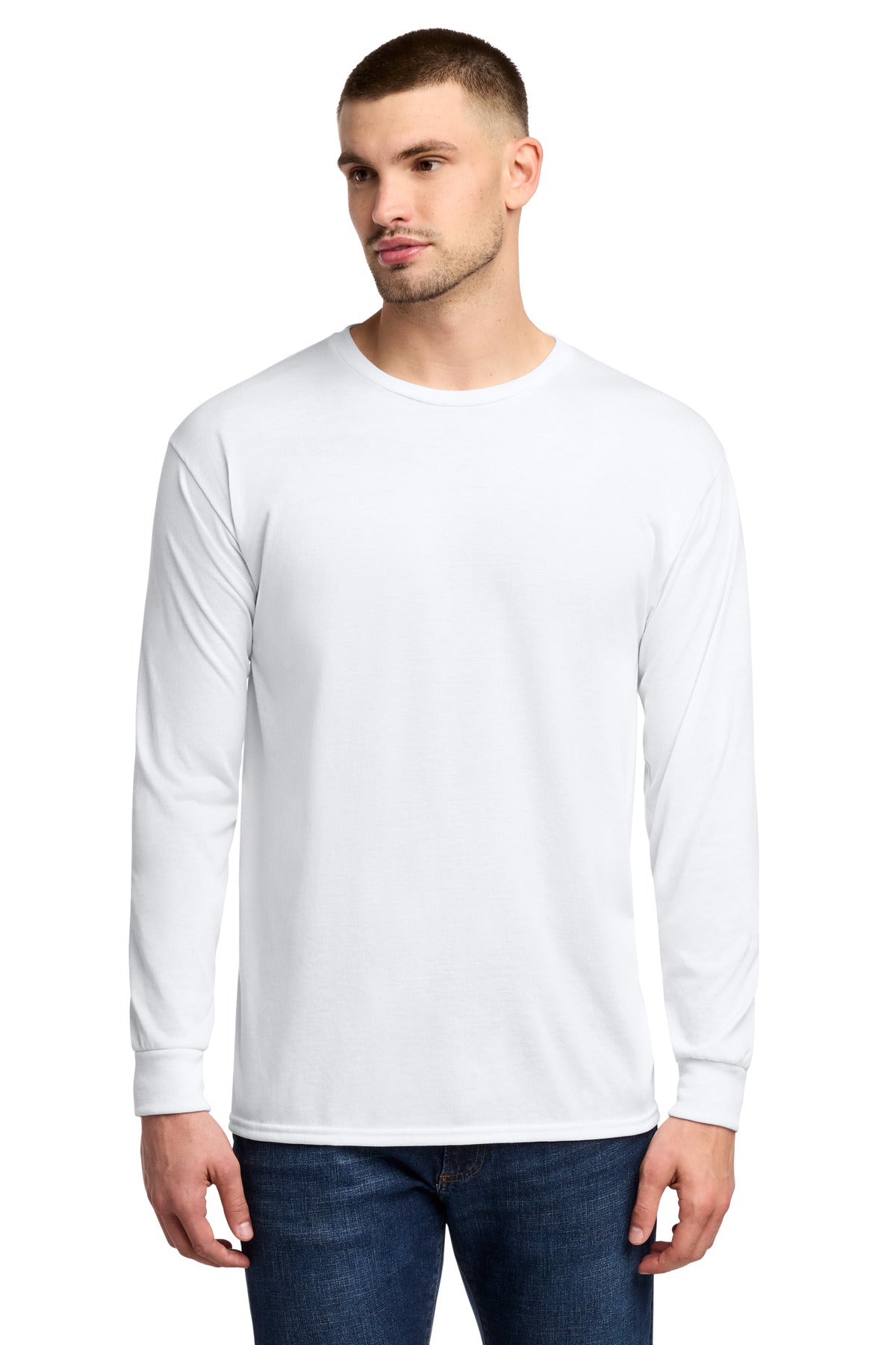 Jerzees 21LS Dri-Power 100% Polyester Long Sleeve T-Shirt