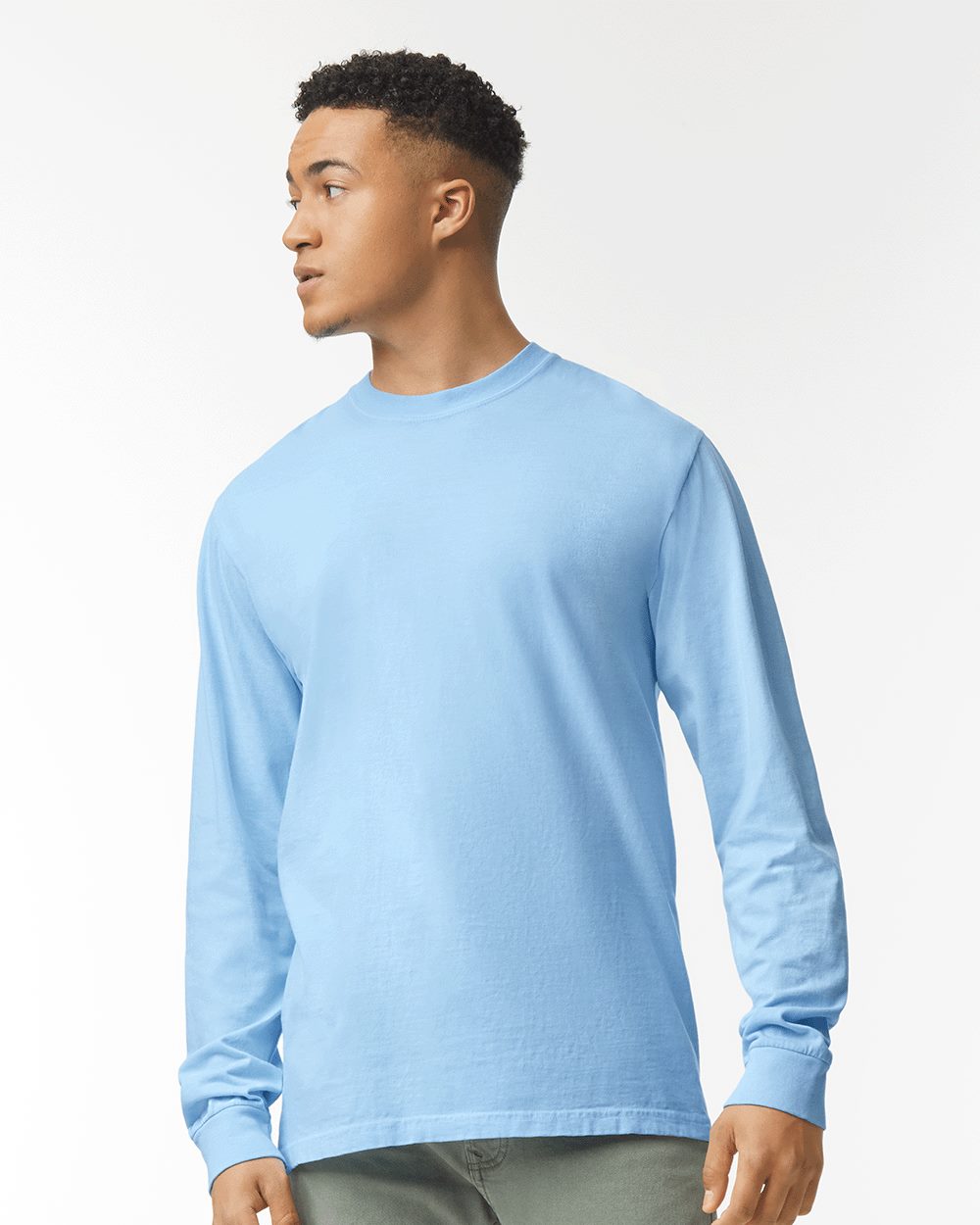 Unisex Garment-Dyed Heavyweight Long Sleeve T-Shirt | 6014