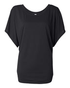Women’s Flowy Draped Dolman Tee | 8821