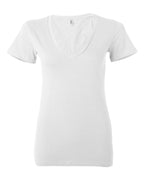 Women’s Jersey Deep V-Neck Tee | 6035