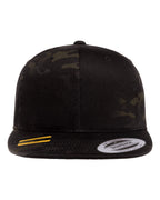 Premium Flat Bill Snapback Cap | 6089M