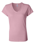 Camiseta de Jersey para Mujer con Cuello en V | 6005