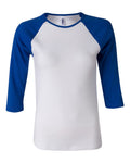 Women’s 1X1 Baby Rib Raglan Three-Quarter Sleeve Tee | 2000