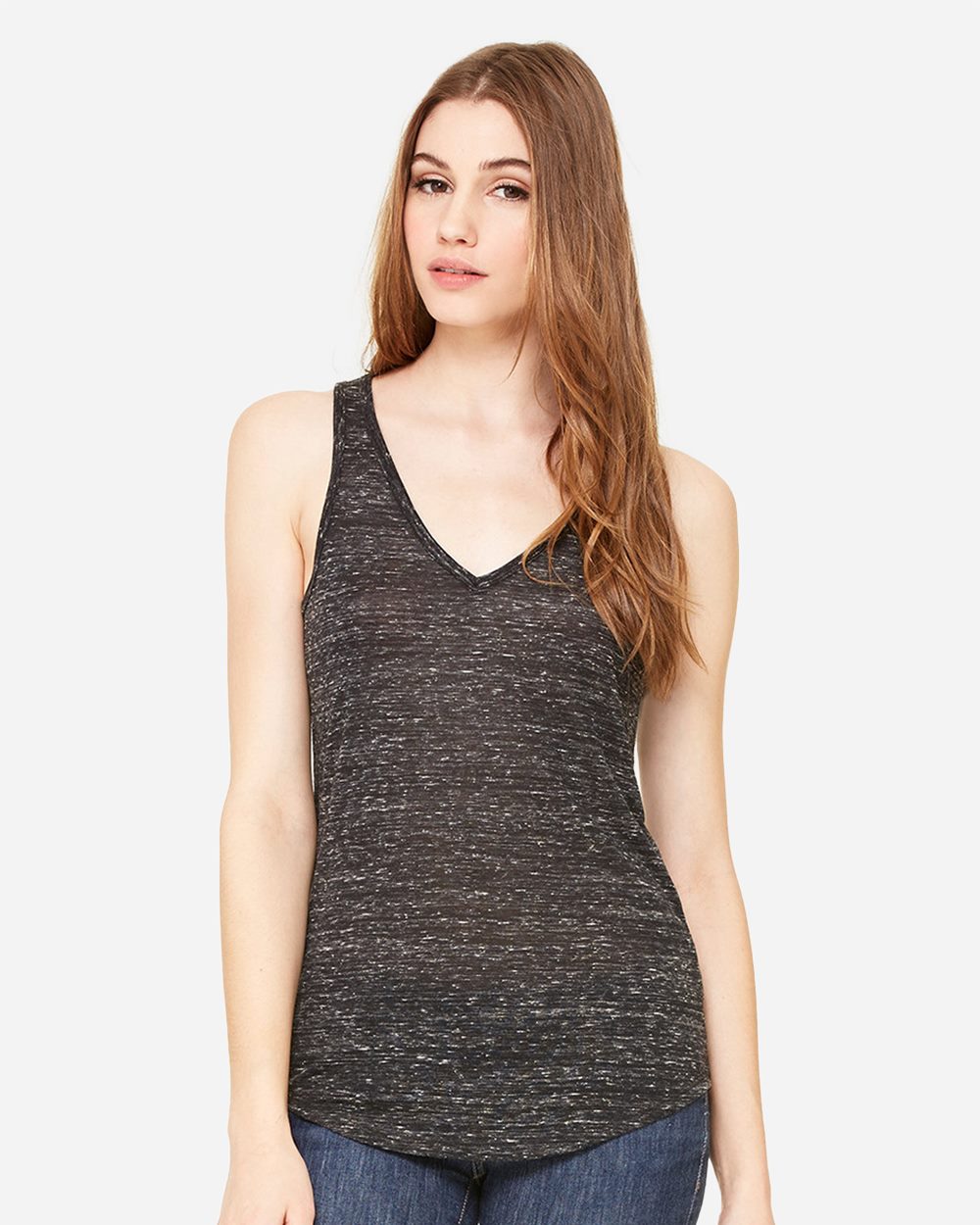 Women's Flowy V-Neck Tank | 8805