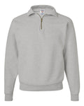 Jerzees 4528MR Unisex Super Sweats NuBlend Quarter-Zip Cadet Collar Sweatshirt - Oxford